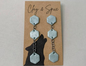 Earrings Max Earrings - Sky Clay & Spice