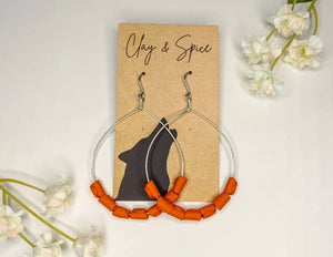 Earrings Eleanor Earrings - Shag Clay & Spice