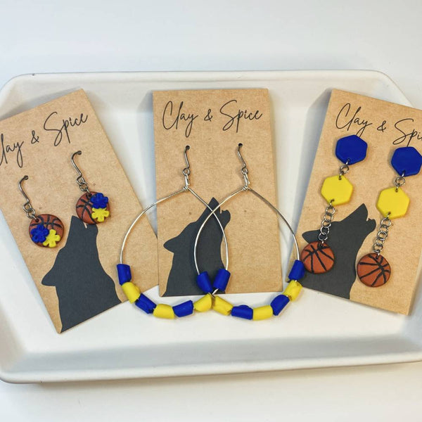 Earrings NBA Earrings Clay & Spice