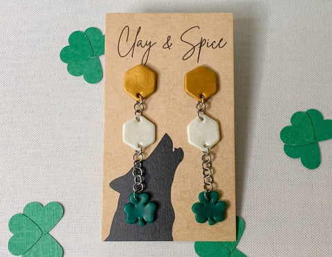 Earrings Max Earrings - St. Patty's Mix Clay & Spice