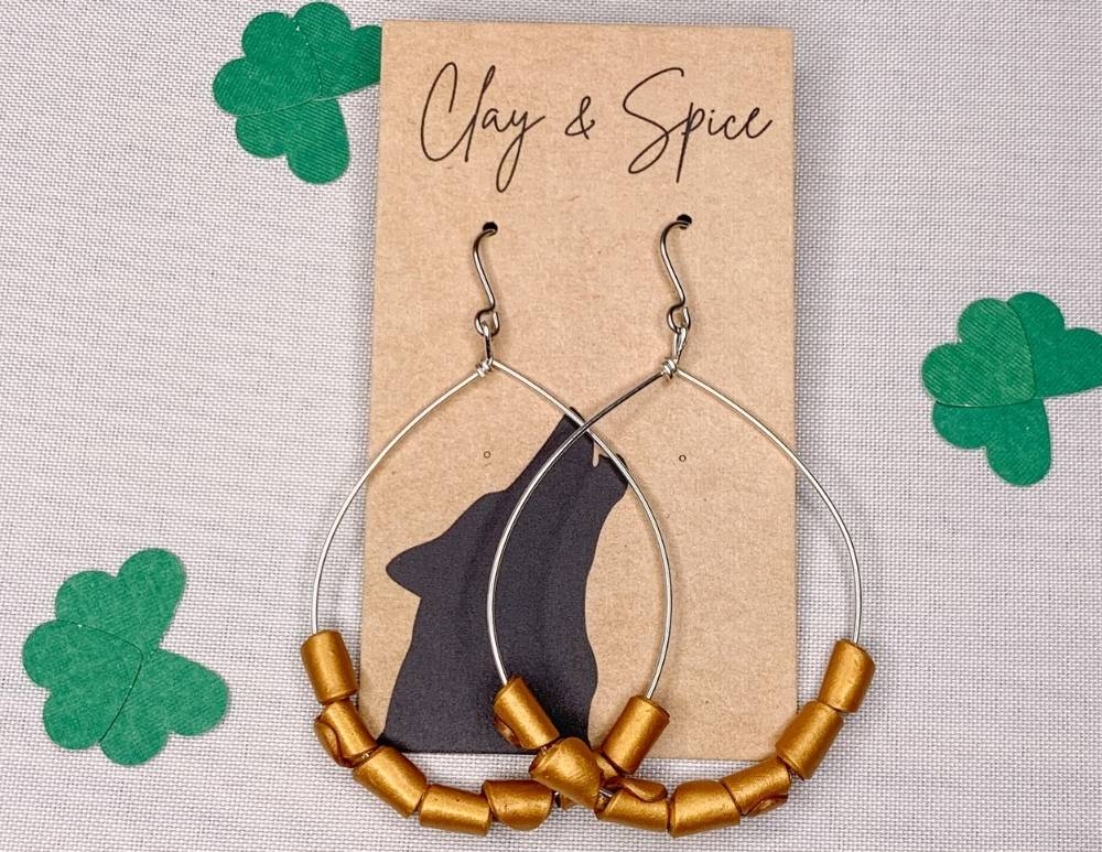 Earrings Eleanor Earrings - Beer Goggles Clay & Spice