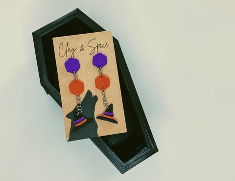 Earrings Max Earrings - Witchful Thinking Clay & Spice