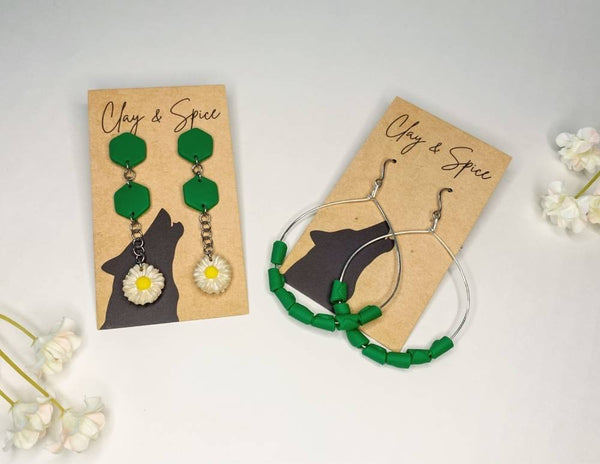 Earrings Eleanor Earrings - Get your Groove on Clay & Spice