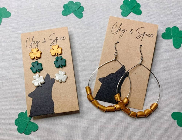 Earrings Eleanor Earrings - Beer Goggles Clay & Spice