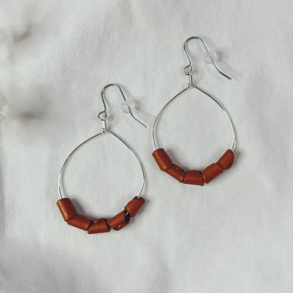 Earrings Eleanor Mini Hoops Clay & Spice